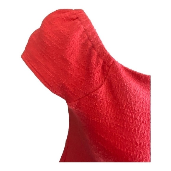 MADEWELL-TEXTURE & THREAD-RED BUTTON FRONT  TOP-SIZE SMALL - Picture 5 of 10